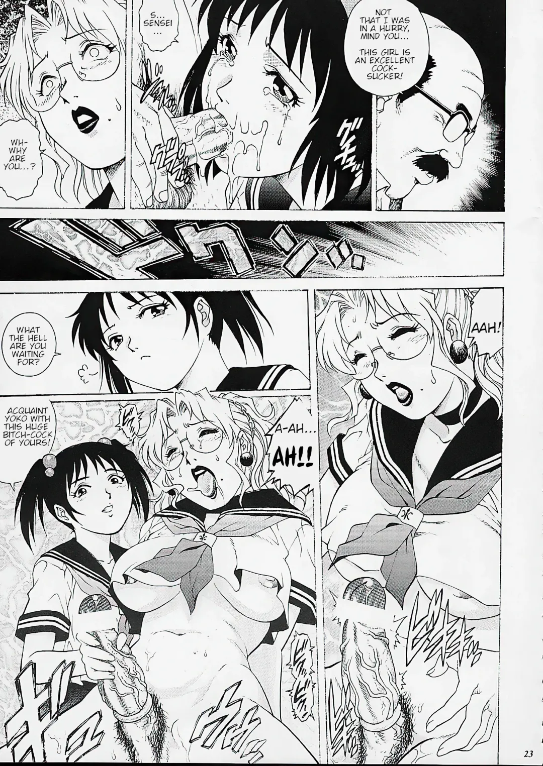 [Yanagawa Rio] Onna Kyoushi Futanari Sailor Fuku | Futanari Female Teacher in a Sailor Uniform Fhentai - Page 19