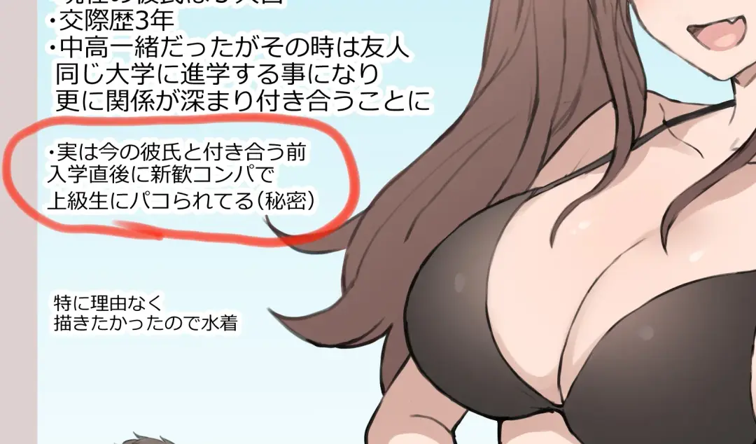 [Terasu Mc] Kareshi-kun ga Shiranai Tsubame-chan no Dansei Keireki Fhentai - Page 2