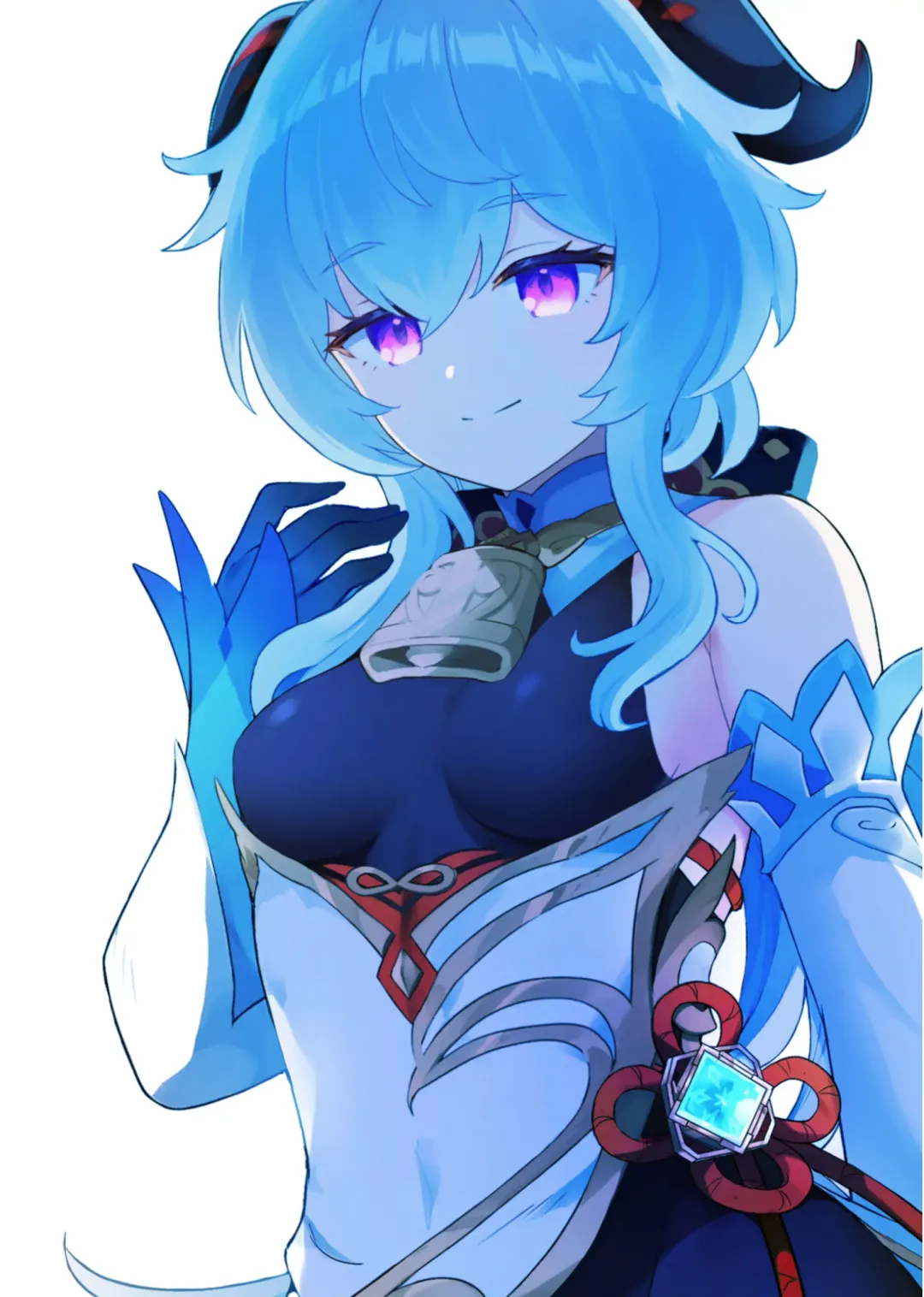 [Momosawa] Ganyu-chan ga Shigoto to Seiyoku Shori o Otetsudai suru Hon. Fhentai - Page 22