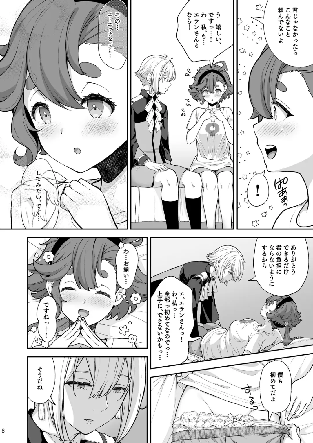 [Crowe] Elan to Suletta no Sex Shinai to Derarenai Heya Fhentai - Page 8