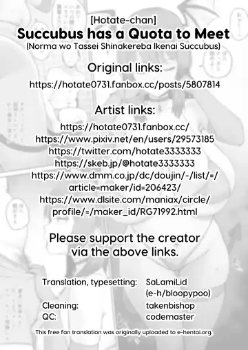 [Hotate-chan] Norma wo Tassei Shinakereba Ikenai Succubus | Succubus Has a Quota to Meet Fhentai - Page 9