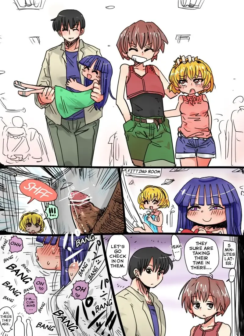 [Kiliu] Shichakushitsu no Wana | Fitting Room Trap Fhentai - Page 1