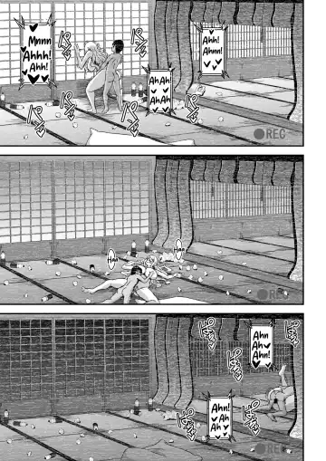 [Mifune Seijirou] Bakunyuu Hitozuma Kinpatsu Gaikokujin Jokyoushi ga Mura no Inshuu de Kasshoku Shota no Fudeoroshi o Suru Hanashi Fhentai - Page 36