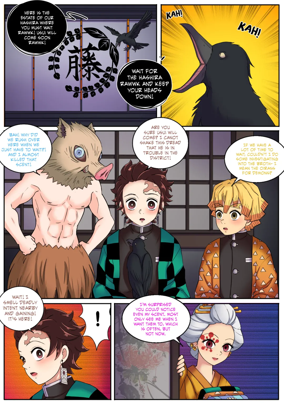 [Meowwithme] Kimetsu no Yaiba: Red Light District Fhentai - Page 13