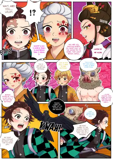 [Meowwithme] Kimetsu no Yaiba: Red Light District Fhentai - Page 12