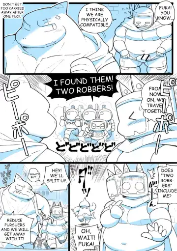 [Oomori] Robo Atama ga Same Kemonohito ni H na Me ni Au Manga | RoboHeads get naughty with a Shark beastman Ep2 Fhentai - Page 21