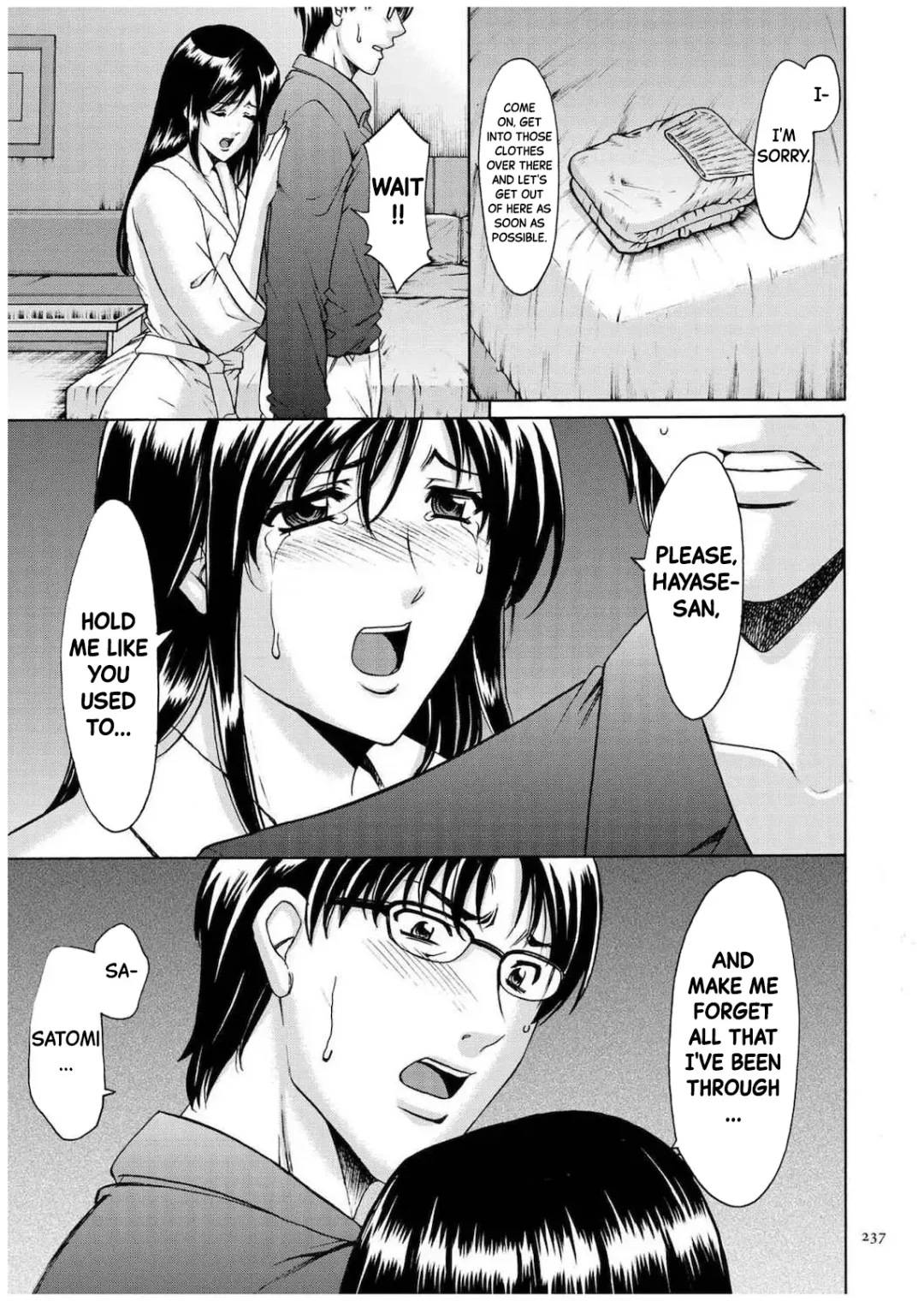 [Hoshino Ryuichi] Sennyu Tsuma Satomi Sennou Ryoujoku no Kiroku Ch.11-12 Fhentai - Page 8