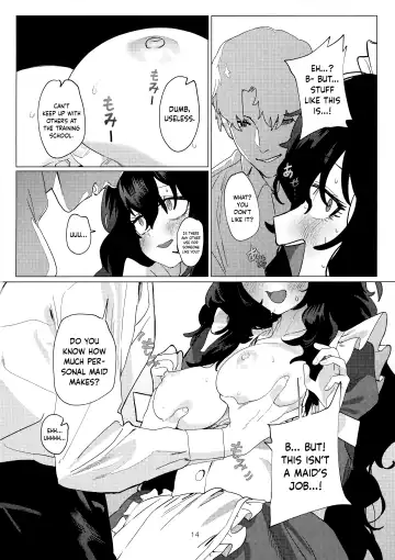 [Mammoth] Dame Maid wa Bochama no OnaPet | Useless Maid is Young Master's Pet Fhentai - Page 13