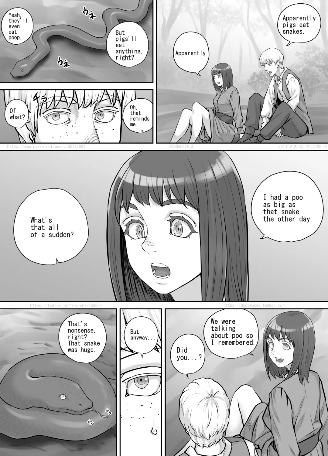 [Dodomesu3sei] Nanigenai Kaiwa kara Onna Tomodachi ni Unko Shiteiru Tokoro o Misete Moraeru koto ni natta Hanashi Fhentai - Page 2