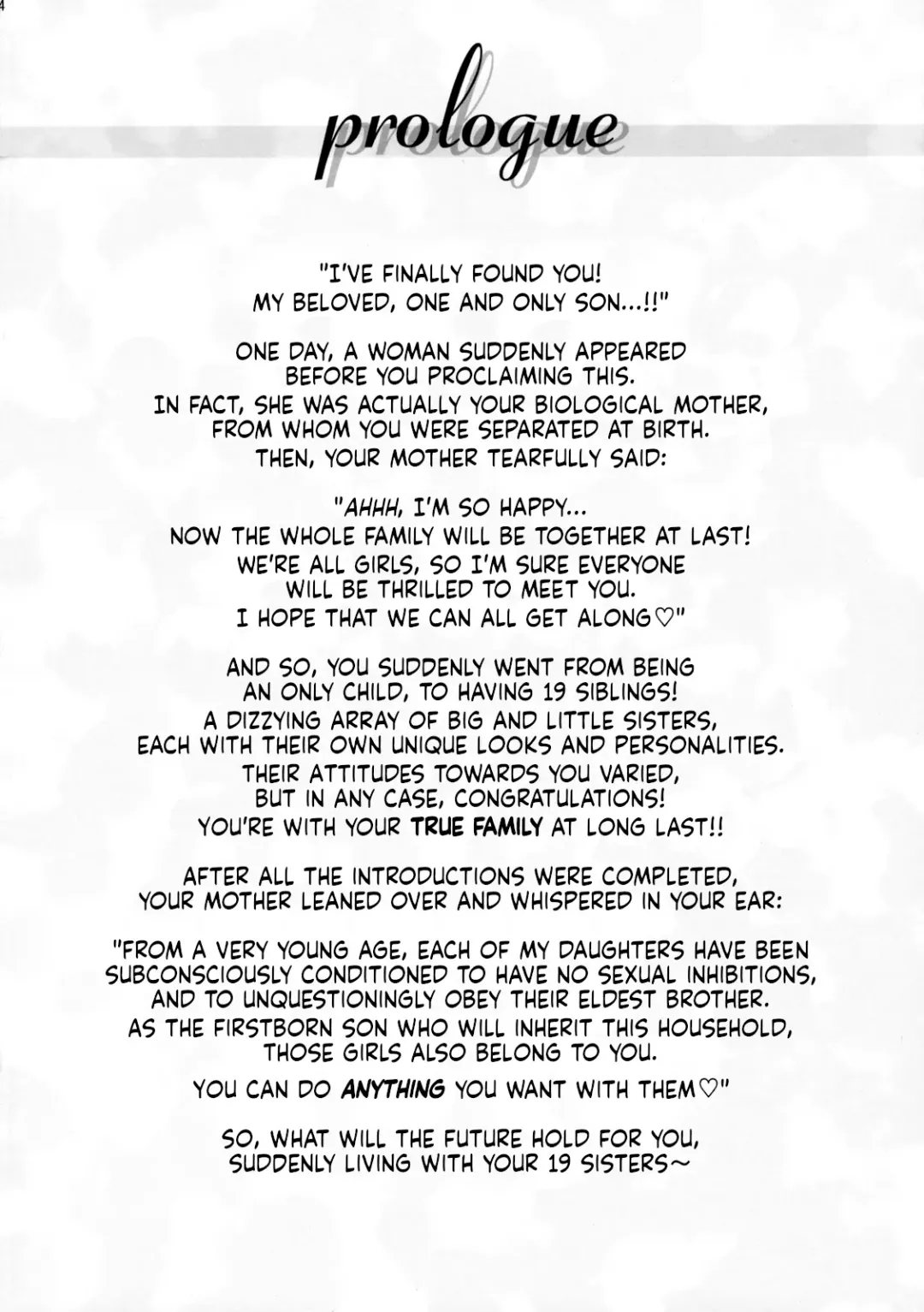 [Chouchin Ankou] Kazoku True-ka Keikaku | True Family Creation Plan Fhentai - Page 3