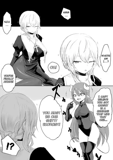 Exorcist no Haiboku Succubus to Futanari Hen | Exorcist's Defeat ~ Futanari x Succubus Story ~ Fhentai - Page 9