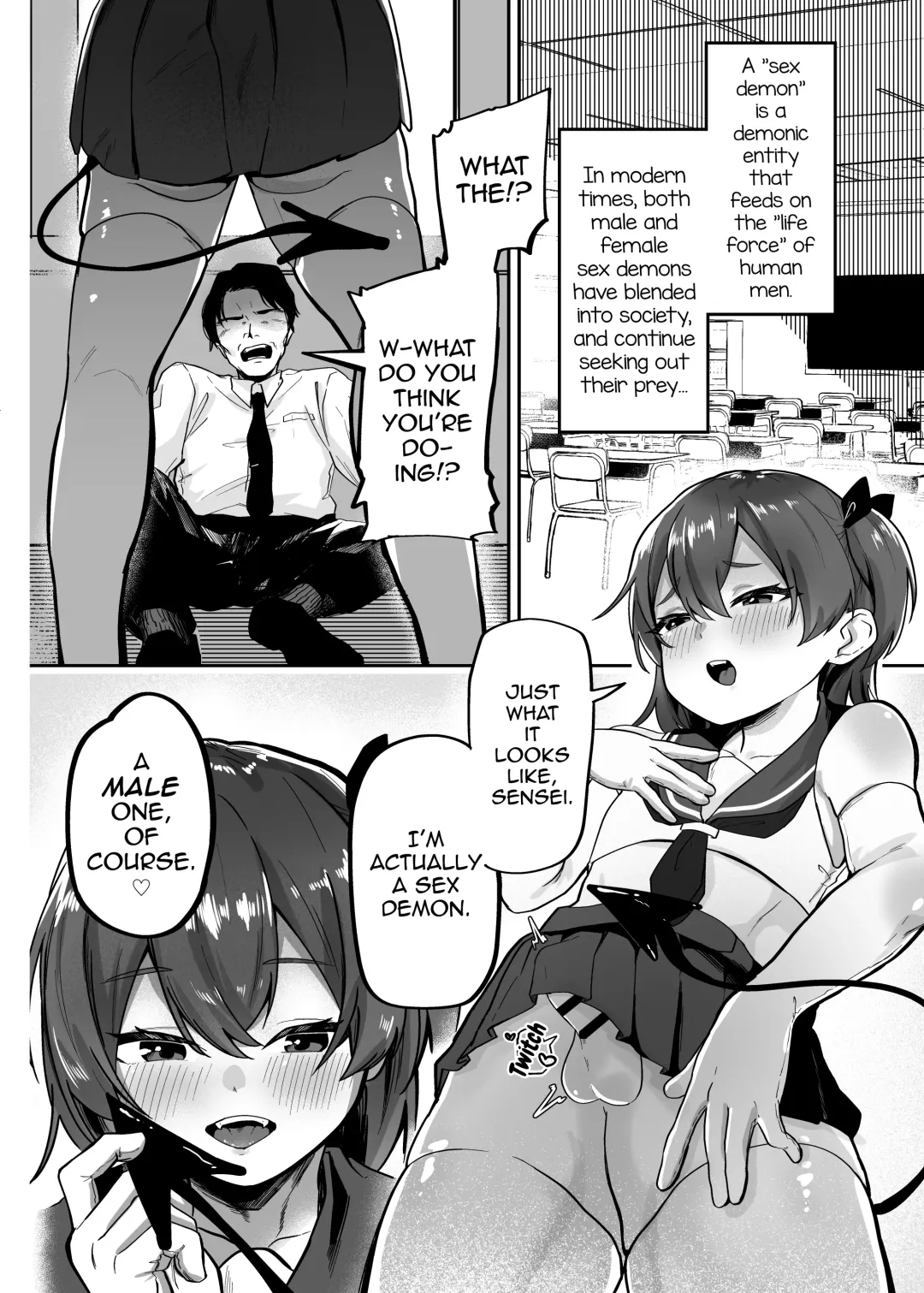 Otokonoko Inma to Houkago Sakusei Sex Fhentai - Page 2