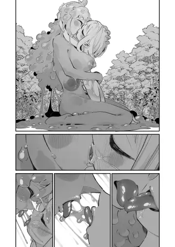 [Shiratama Moti] Kairoudouketsu no Chigiri Slime Musume to Ichaicha Nurunuru Yuri Ecchi shite Slime-ka suru Loli Mahoutsukai Fhentai - Page 39