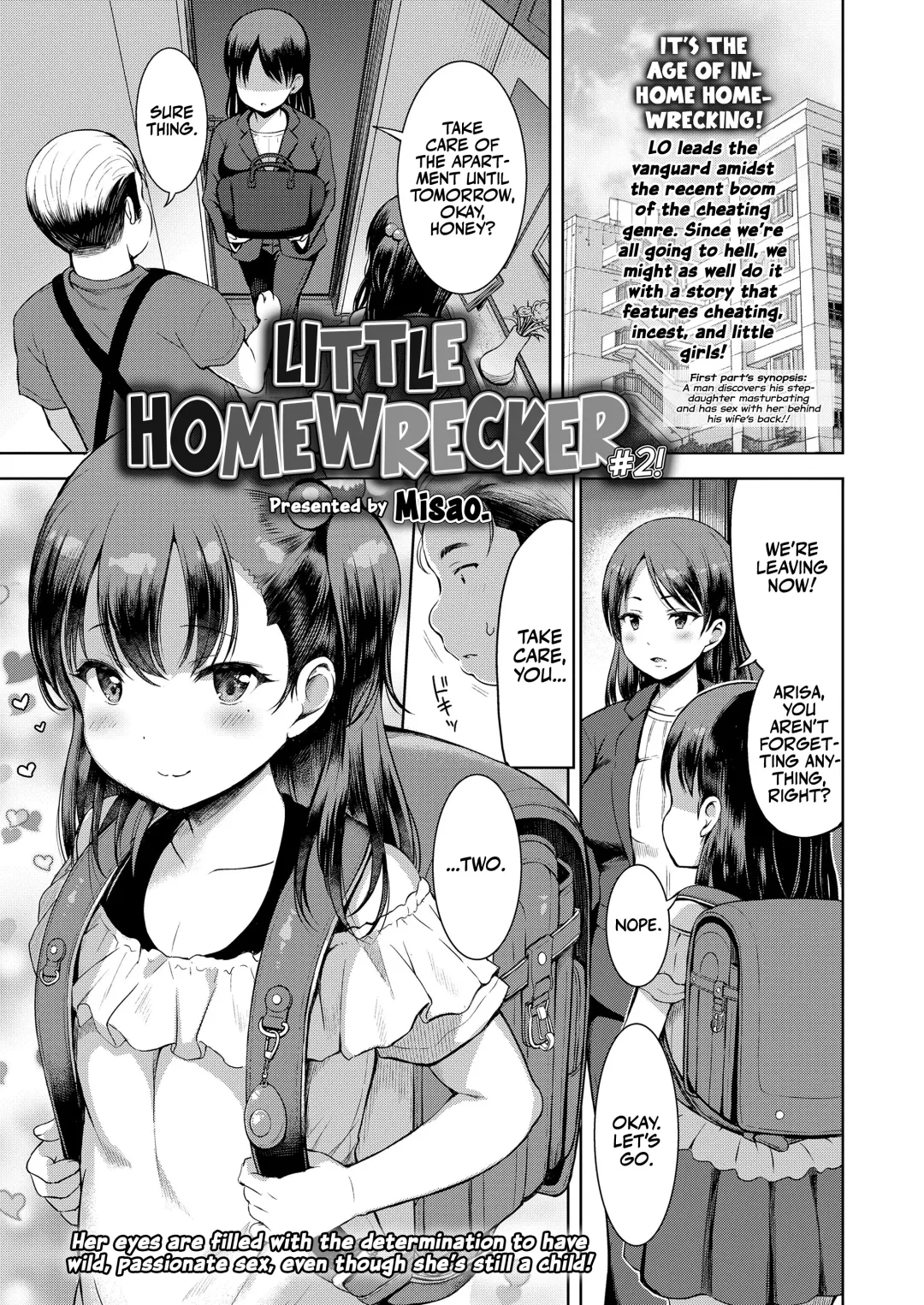 [Misao.] Kateinai Puchi Furin Kouhen | Little Homewrecker #2 Fhentai - Page 1