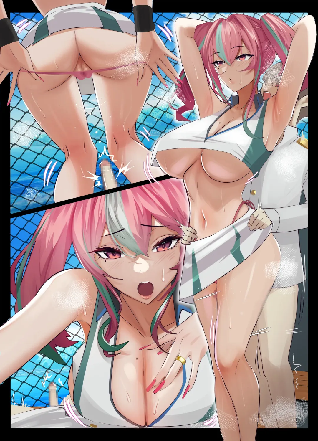 [Chinetsu] Datte Darling... Zako Chinpo Nandamon Fhentai - Page 33