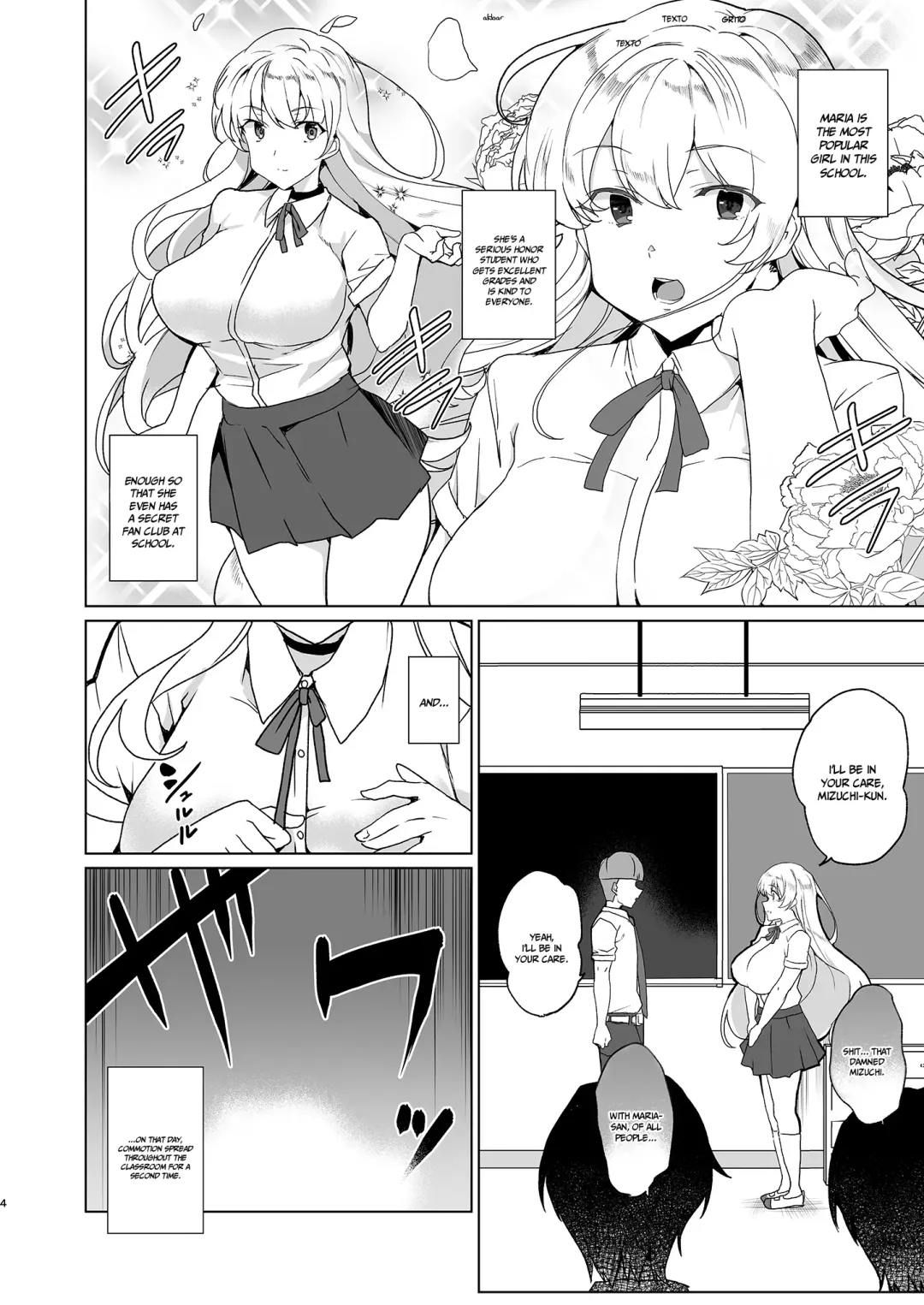 [Tanaka Decilitre] Joukyuu Seishi Chakushou Gimuka!  EX1 ~Class no Takane no Hana no Hentai Seiheki~ Fhentai - Page 4