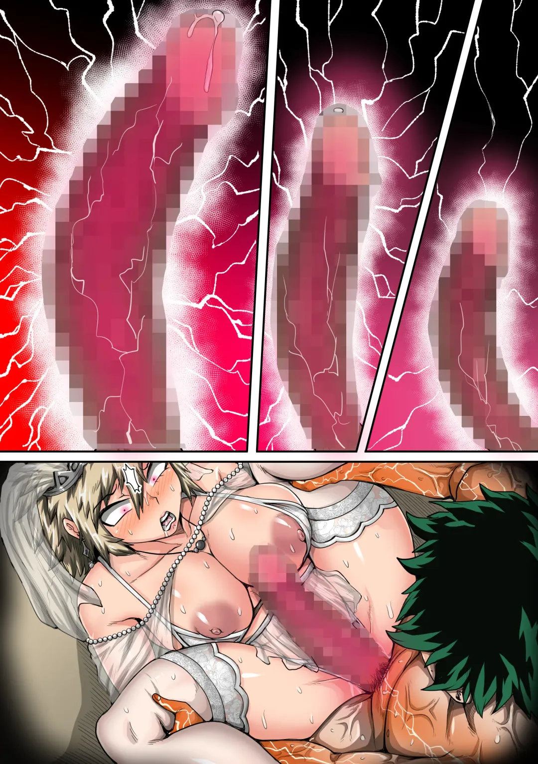 [Juna Juna Juice] Boku no Harem Academia Ch. 7.3 "Bakugou Mama to no Natsuyasumi Kouhen Ge" Fhentai - Page 100