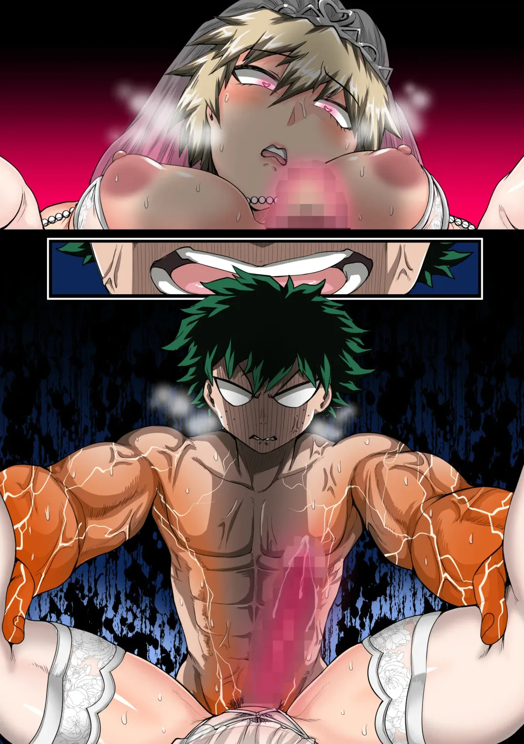 [Juna Juna Juice] Boku no Harem Academia Ch. 7.3 "Bakugou Mama to no Natsuyasumi Kouhen Ge" Fhentai - Page 101
