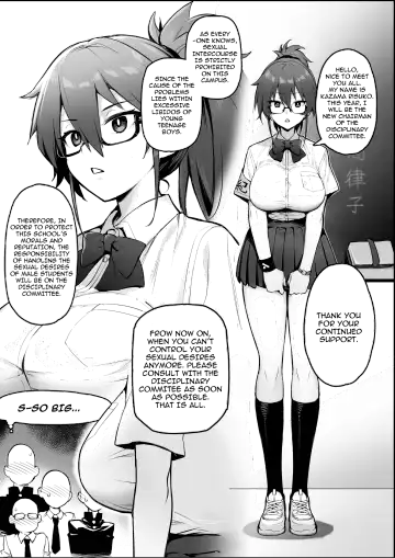 [Try] Rumor Has It That The New Chairman of Disciplinary Committee Has Huge Breasts. Fhentai - Page 7