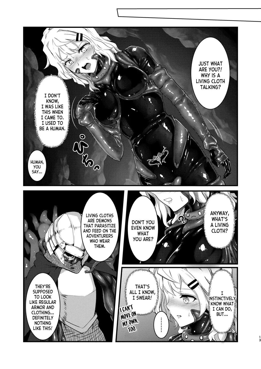 [Kuro Urushi] Wearable - Reincarnated in Living clothes... Fhentai - Page 12