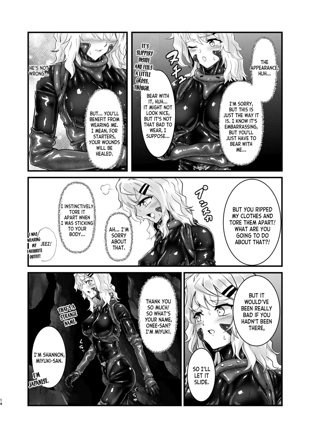 [Kuro Urushi] Wearable - Reincarnated in Living clothes... Fhentai - Page 13