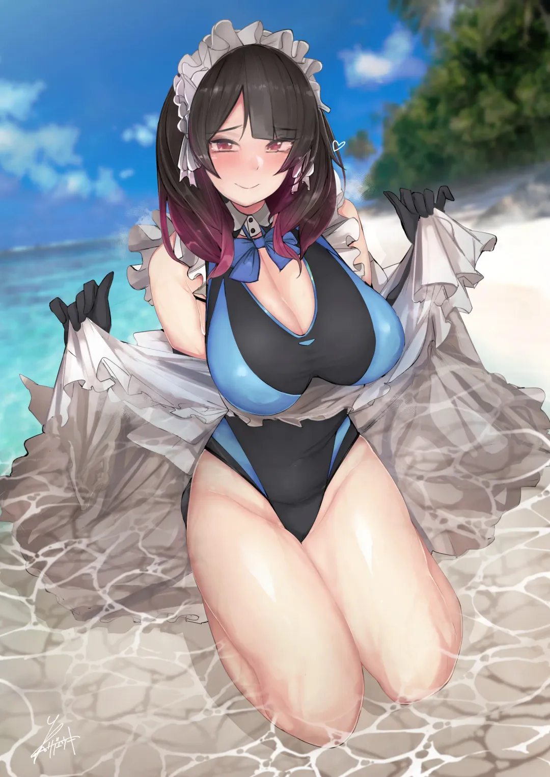 [Ribyuhki] Koushinchou Gal Sand! ~Kyousui Maid, Bunny ni Anemi o Soete~ Fhentai - Page 33