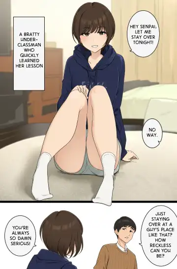 Read [Wakamatsu] Namaiki Bakkari Iu kedo Sugu Wakaraserarechau Kouhai-chan no Ohanashi | A Bratty Underclassman Who Quickly Learned Her Lesson - Fhentai