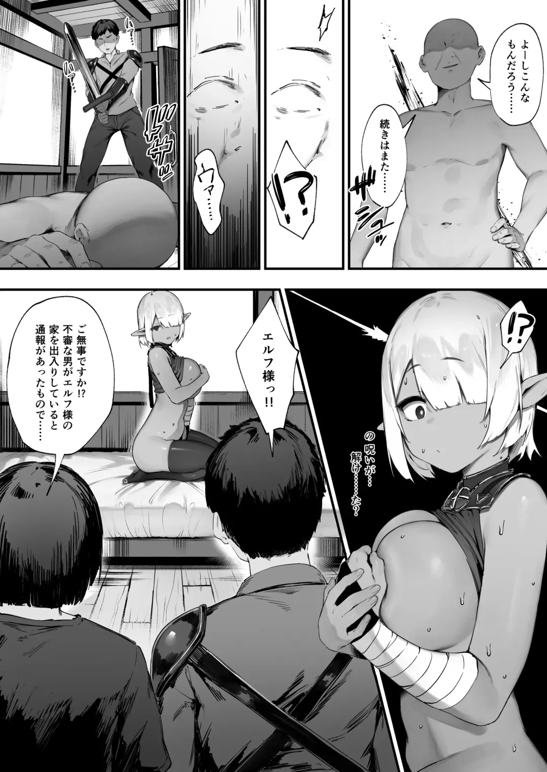 [Nigiri Usagi] Dark Elf-san to Noroi no Soubi Saishuuwa Fhentai - Page 10