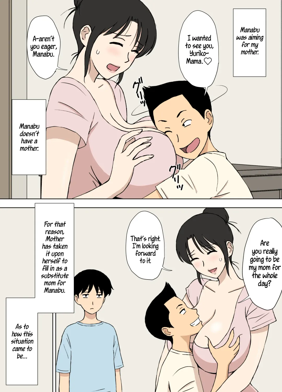 [Urakan] Okaa-san wa Manabu-kun no Iinari Mama | Manabu's Obedient Mother Fhentai - Page 3