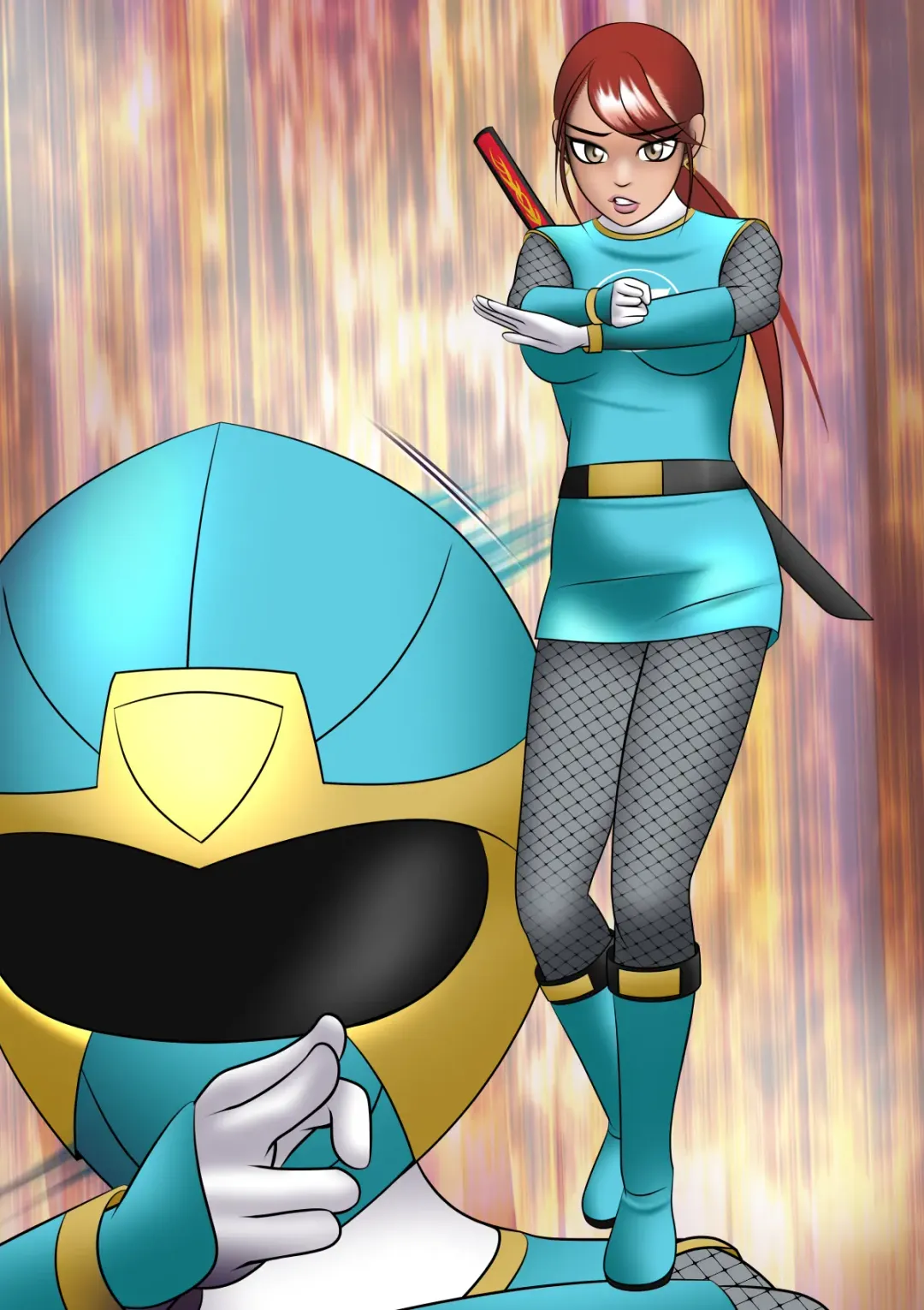 Haiboku Hiroin Ringu Auto Fhentai - Page 64