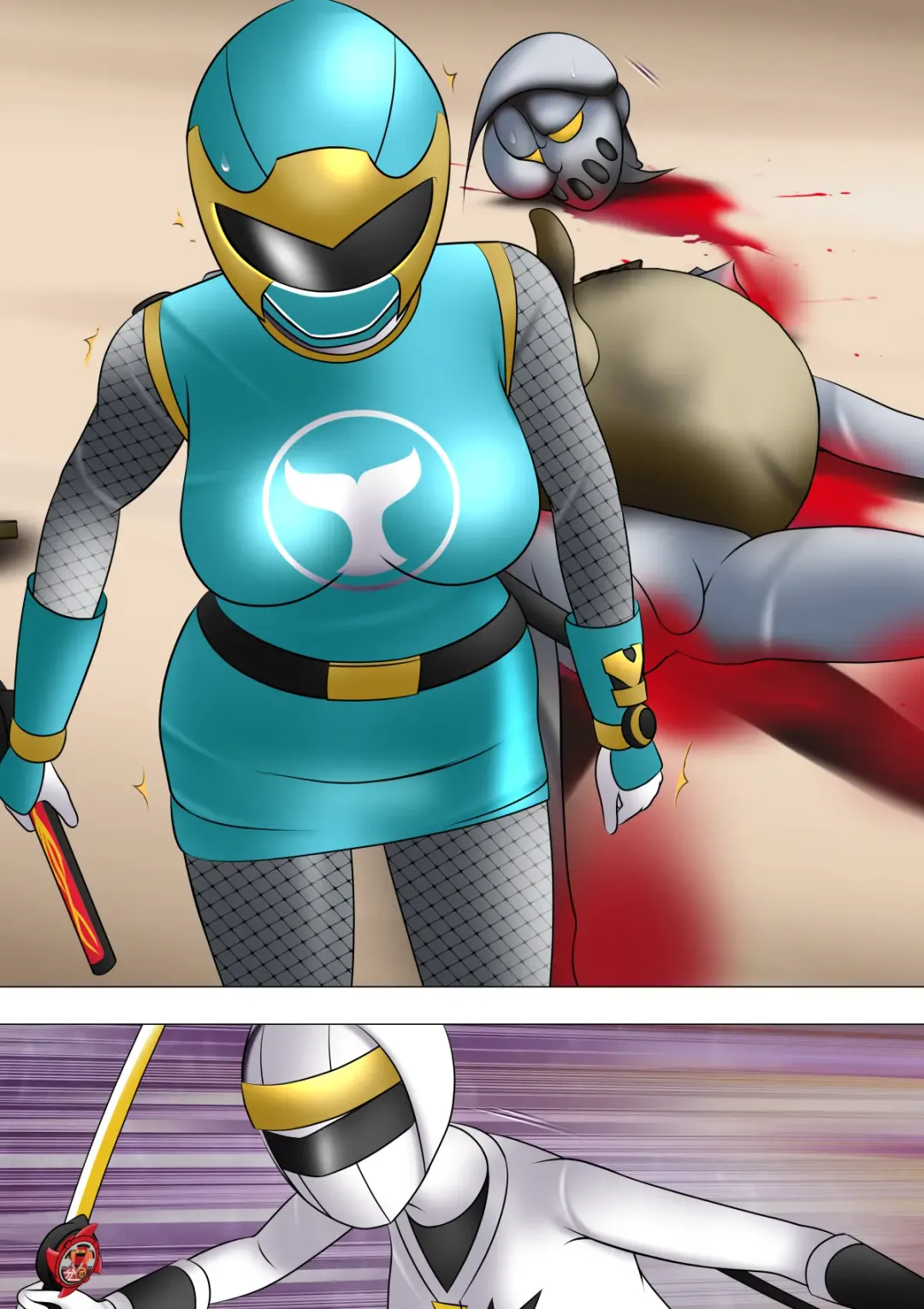 Haiboku Hiroin Ringu Auto Fhentai - Page 69