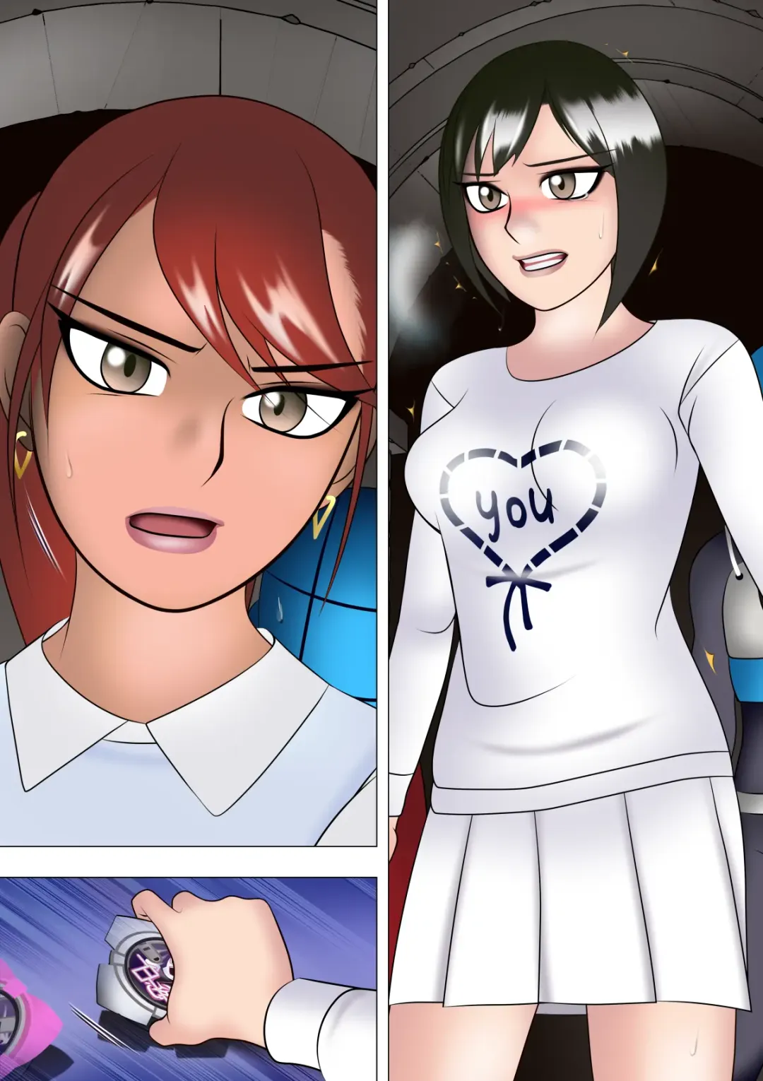 Haiboku Hiroin Ringu Auto Fhentai - Page 95