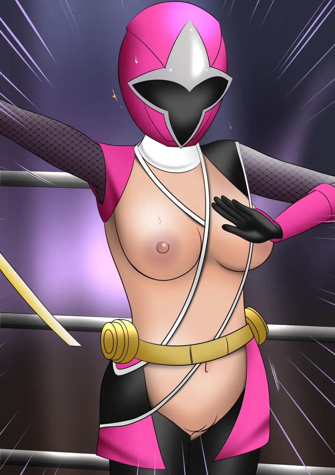 Haiboku Hiroin Ringu Auto Fhentai - Page 98