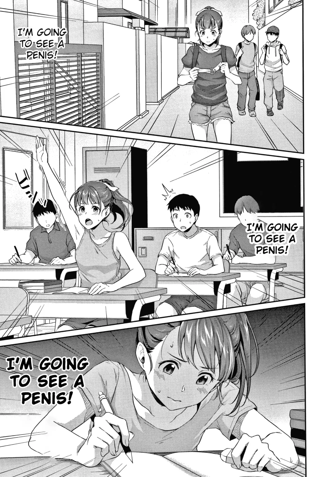 [Meganei] Shishunki no Obenkyou (decensored) Fhentai - Page 14