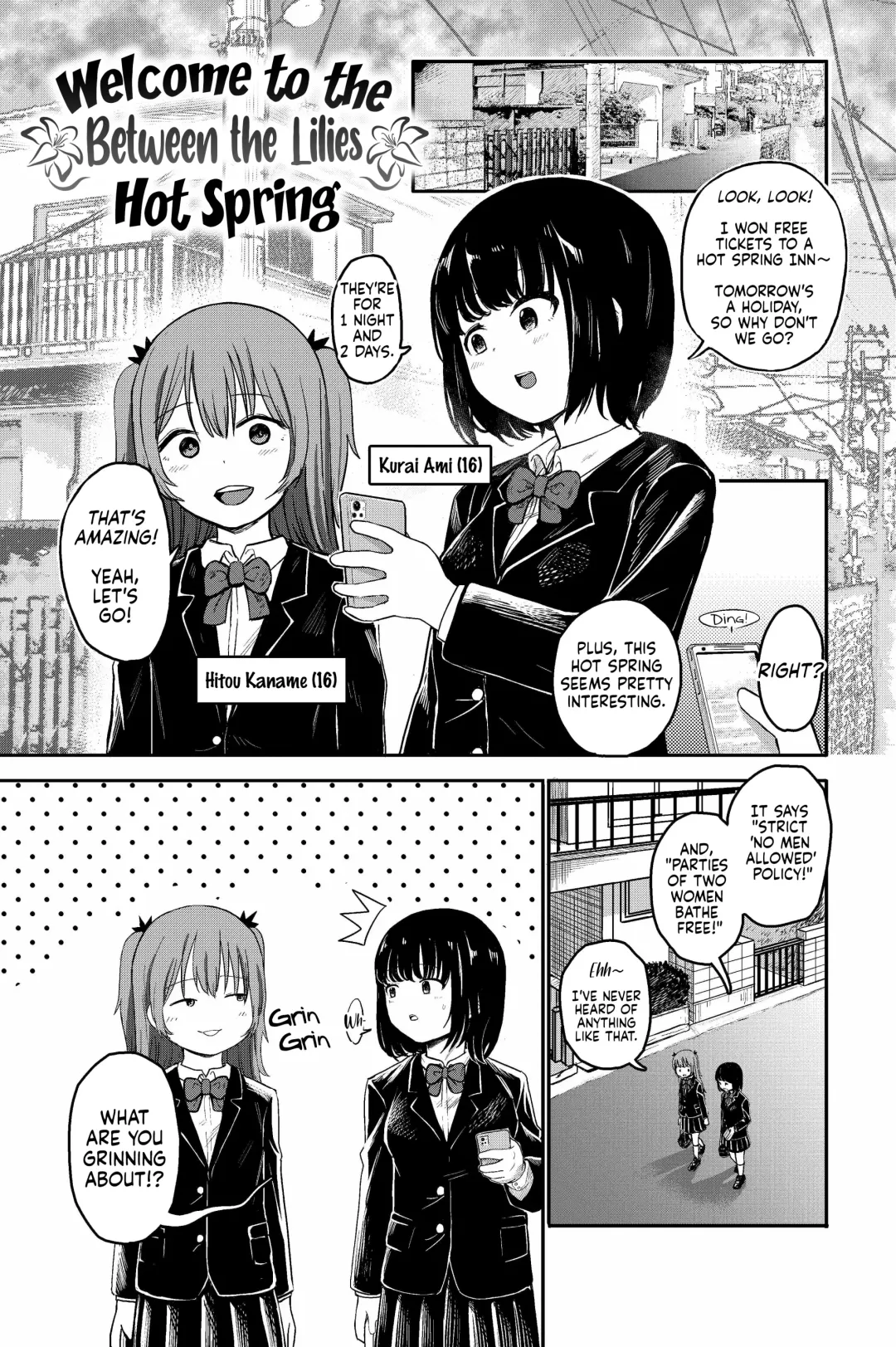 [Shizuma] Yuri no Ma Onsen e Youkoso | Welcome to the "Between the Lilies" Hot Spring Fhentai - Page 1