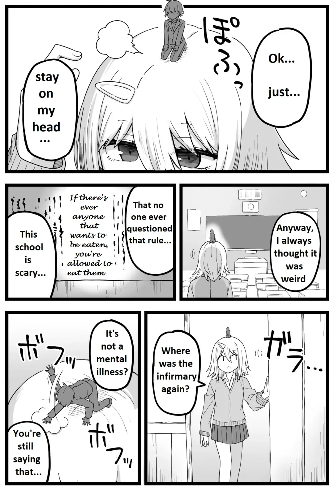 [Shiheki] Doushitemo Onnanoko ni Taberaretai Manga | Manga - He really wants to be eaten by a girl Fhentai - Page 3