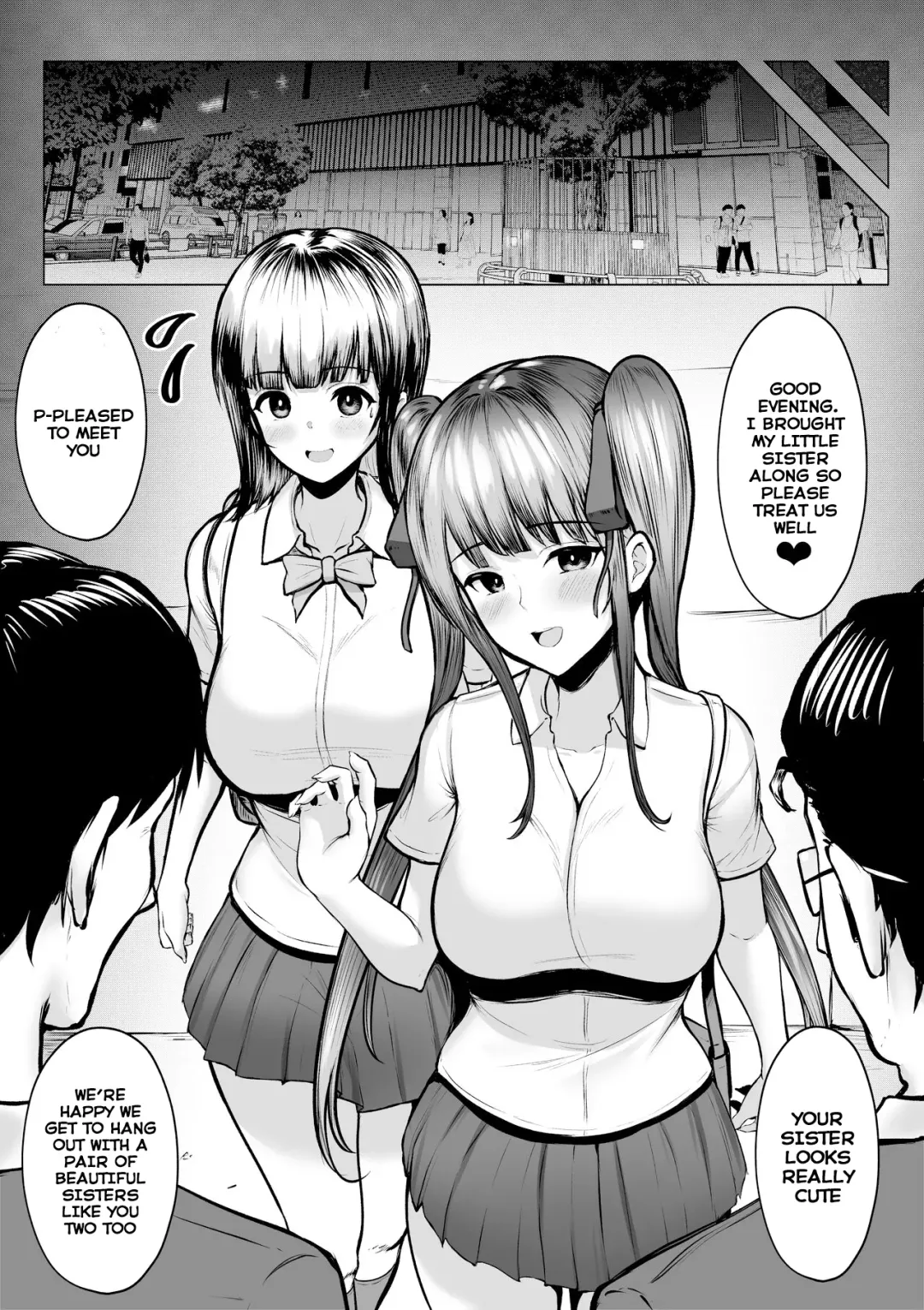 [Cielo] Watashitachi Meimon Onna Gakuen-sei wa Shimai de Papakatsu Shitemasu Fhentai - Page 35