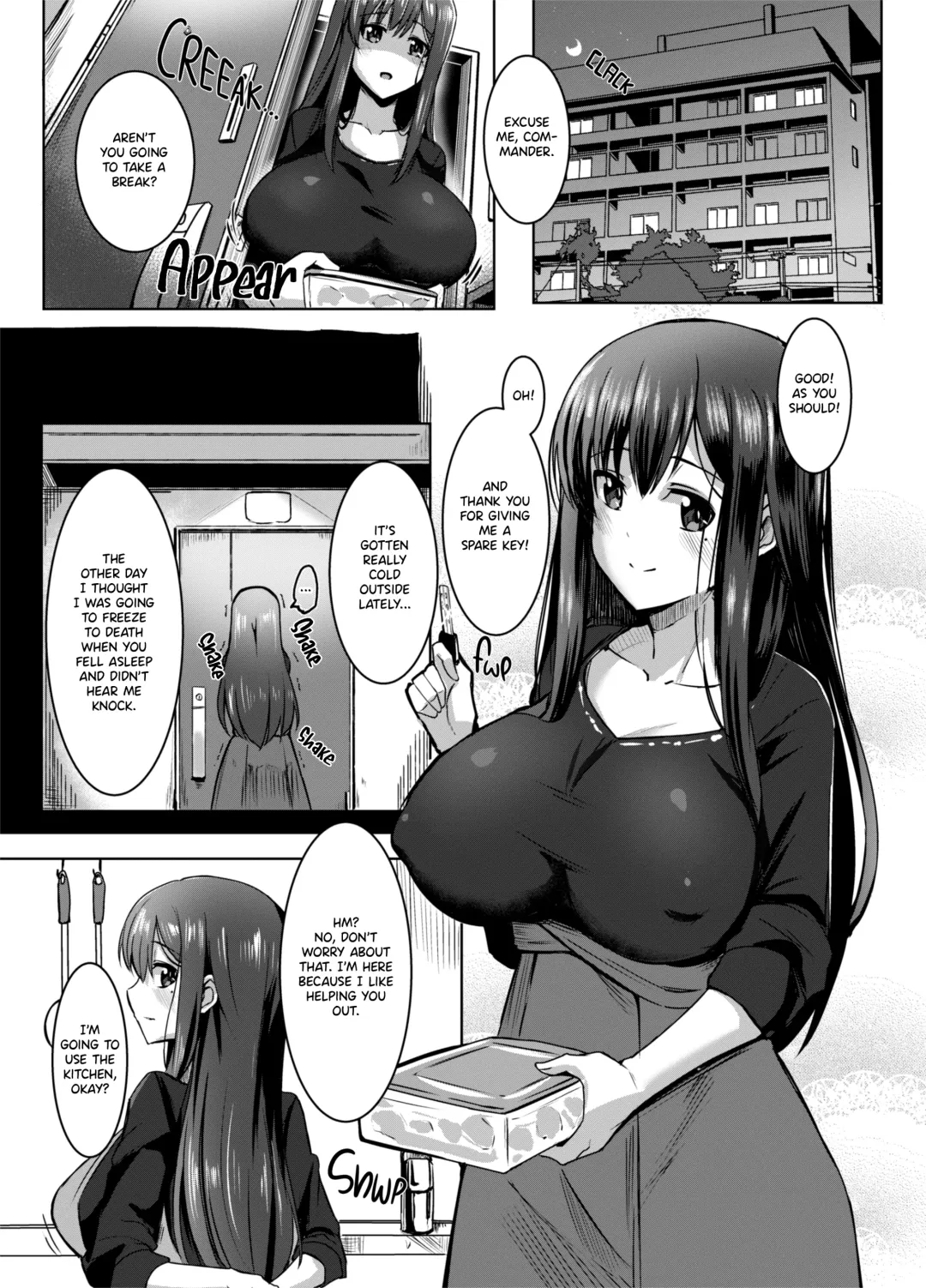 [Kirishima Ayu] Kayoizuma no Miboujin | The Commuting Widow Fhentai - Page 2