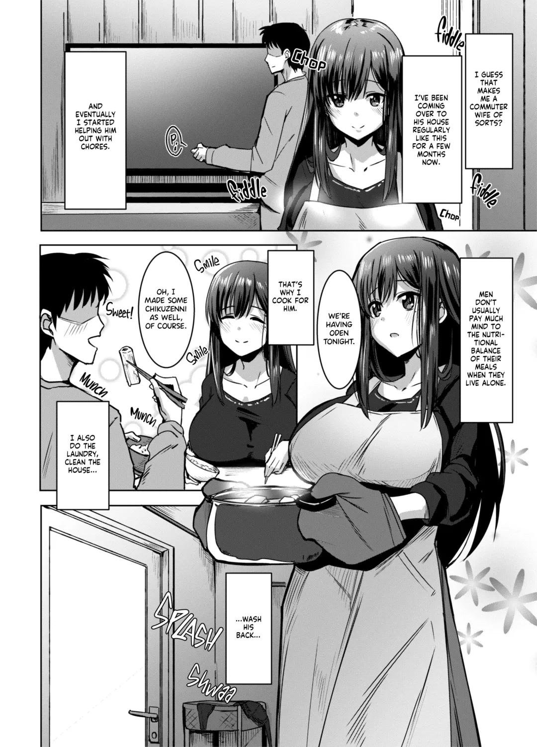 [Kirishima Ayu] Kayoizuma no Miboujin | The Commuting Widow Fhentai - Page 3