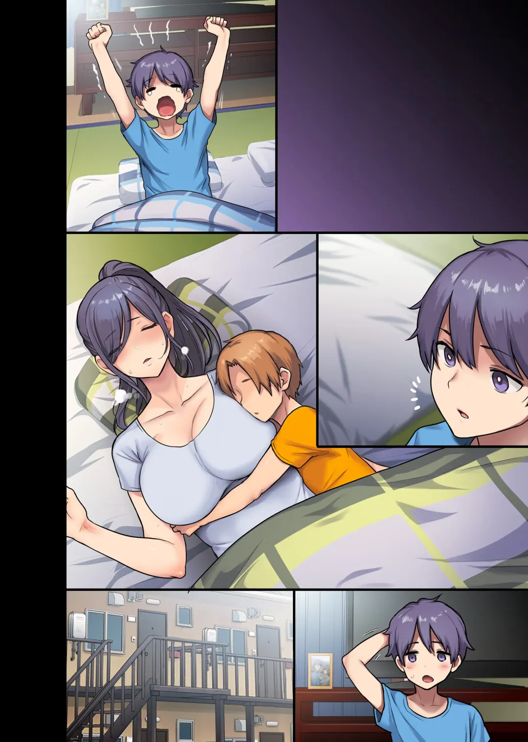 [Meme50 - Ohkami Ryosuke] Kyonyuu Miboujin to Musuko no Waruui Otomodachi Fhentai - Page 79