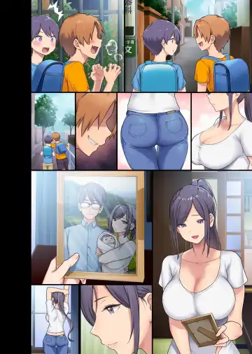 [Meme50 - Ohkami Ryosuke] Kyonyuu Miboujin to Musuko no Waruui Otomodachi Fhentai - Page 43