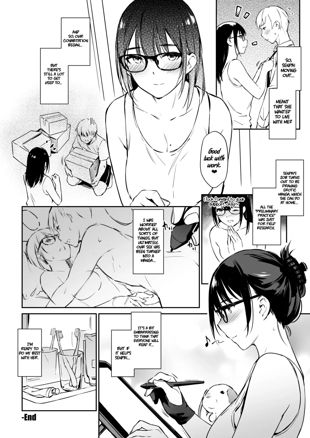 [Zen] Commushou Senpai to no SEX Simulation | Sex Simulation with My Senpai Who Can't Communicate Fhentai - Page 26