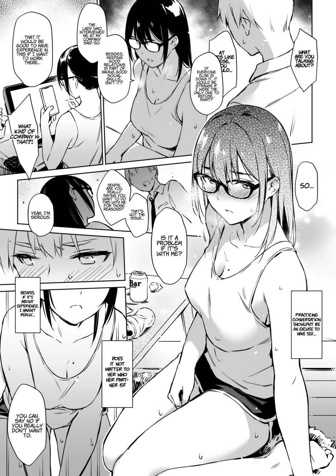 [Zen] Commushou Senpai to no SEX Simulation | Sex Simulation with My Senpai Who Can't Communicate Fhentai - Page 7