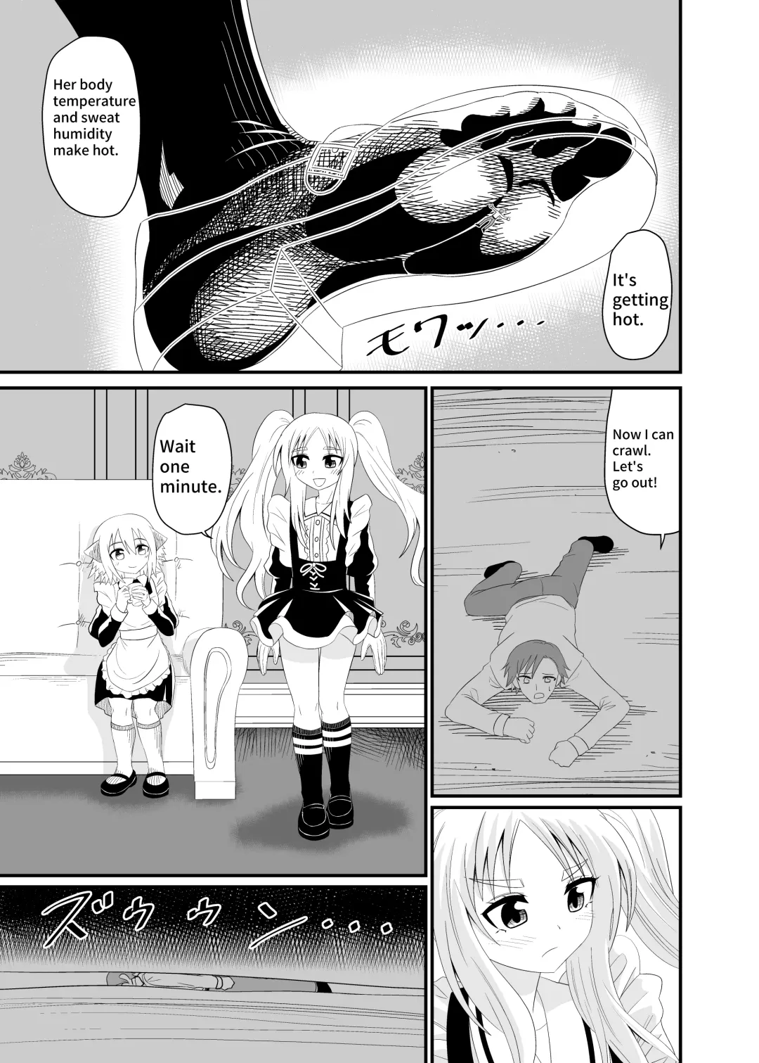 [Shivharu] Isekai Maid Ashi Feti Monogatari 4 | Parallel World Maid Foot Fetish Story 4 Fhentai - Page 12