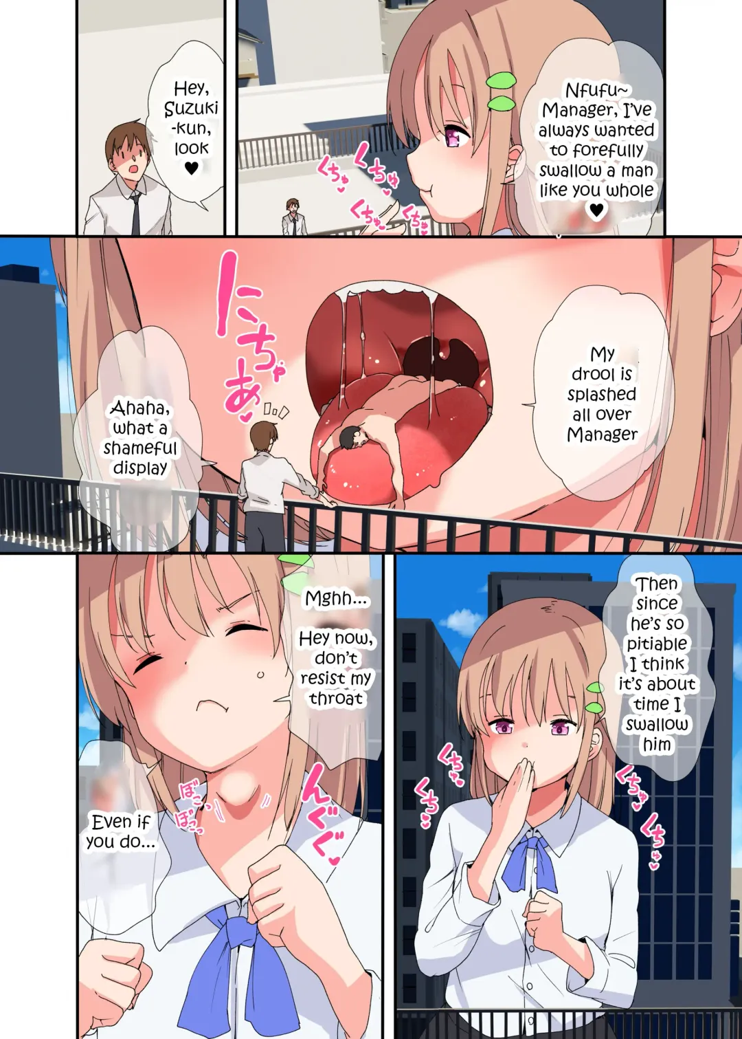 [Fuyuno Mikan] Iranaku natta Kachou o Marunomi Shouka suru Joshi Shain no Ohanashi | A Story Of A Female Employee Who Swallows The Section Chief She No Longer Needs Fhentai - Page 4