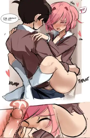 【rak_fork/ddlc/夏树/R18 comic】Play with me Fhentai - Page 14