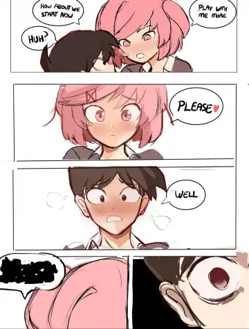 【rak_fork/ddlc/夏树/R18 comic】Play with me Fhentai - Page 20