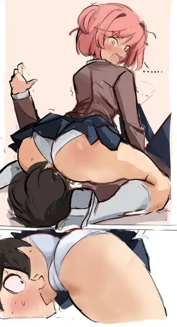 【rak_fork/ddlc/夏树/R18 comic】Play with me Fhentai - Page 5