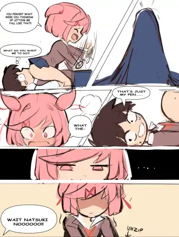 【rak_fork/ddlc/夏树/R18 comic】Play with me Fhentai - Page 6