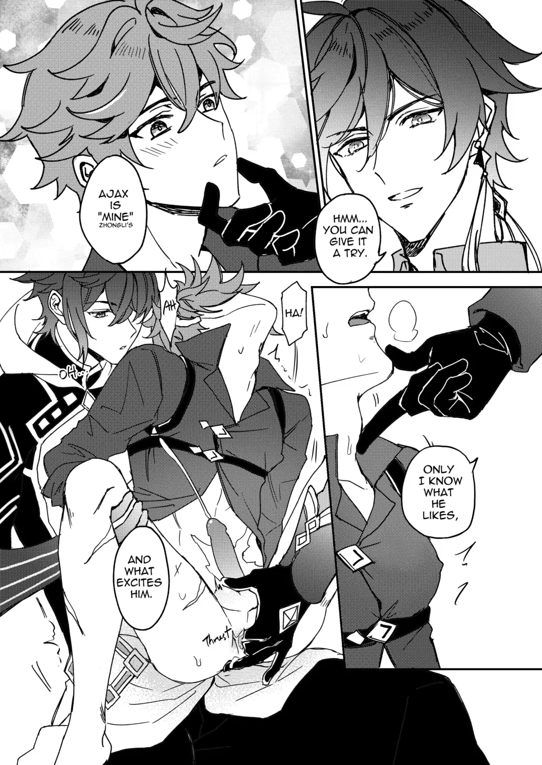 [Hizuki] Zhongli + Morax x Tartaglia Fhentai - Page 6